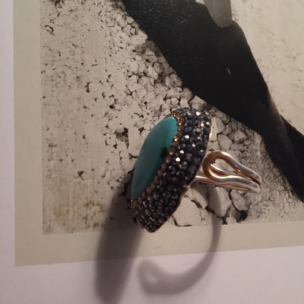 Turquoise Statement Ring - Picture 3 of 3